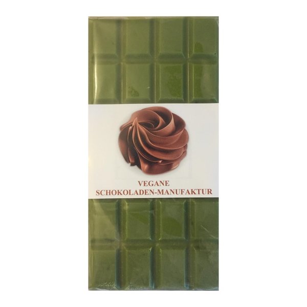 LAKTOSEFREIE Weiße-Matcha-Schokolade-Alternative (100g)